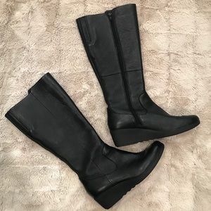 Clark’s Knee High Leather Boots